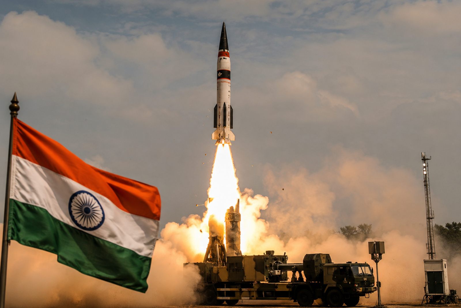 India Strengthens Strategic Defence With Successful Agni-1 Ballistic Missile Test Launch